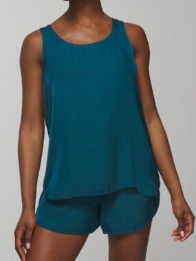 NWT Soma CRINKLE Satin Tank and Short Set